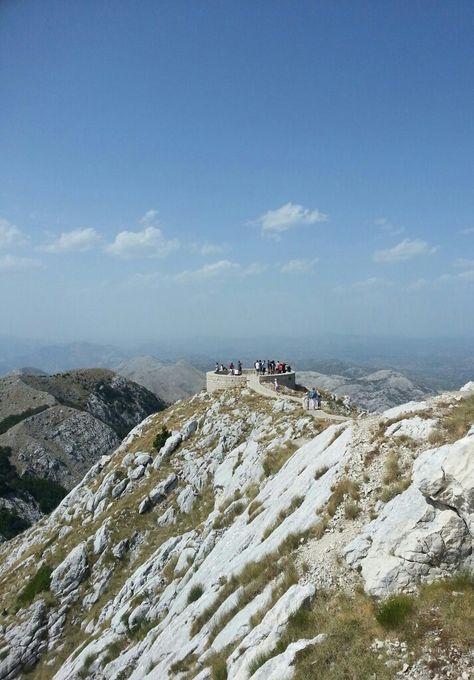 Viewpoint at Nzegos's mausoleum at Lovcen National Park, Montenegro. Hiking Routes, Adriatic Sea, Albania, Serbia, Bosnia And Herzegovina, Hiking Trails, Travel Journal, Summer Vacation, Croatia