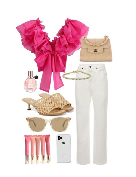 Spring brunch oufits • summer brunch outfits • brunch aesthetic • preppy aesthetic • pink outfit • outfits for women • preppy summer outfits for girls • summer preppy aesthetic • summer southern outfits • southern preppy • white jeans outfit • sandals outfit • summer outfit ideas • trendy outfits for girls • colorful outfits • preppy aesthetic for girls • brunch • brunch outfits • brunch outfit ideas • brunch outfits for girls • brunch outfits for women • brunch style Jeans Outfit Sandals, Southern Preppy Aesthetic, Preppy Aesthetic Summer, Summer Brunch Outfits, Outfit Ideas Brunch, Sandals Outfit Summer, Brunch Aesthetic, Brunch Outfit Spring, Southern Preppy