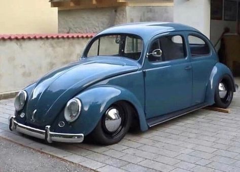 Vw Bug Slammed, Custom Vw Bug, Van Vw, Vw Ideas, Vw Sedan, Volkswagen New Beetle, Classic Volkswagen, Volkswagen Bug, Vw Aircooled