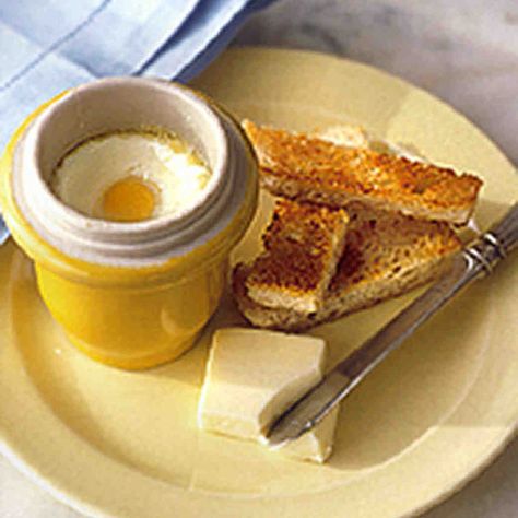 Coddled Eggs Recipe | Martha Stewart Coddled Eggs Recipes, Coddled Eggs, Egg Coddler, Baby Food Jars, Eggs Recipe, Egg Dish, Food Jar, Breakfast Brunch Recipes, Perfect Breakfast