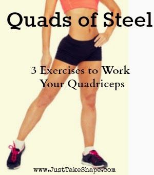 Just Take Shape: Quads of Steel: 3 Exercises to Work Your Quadriceps Resistance Band Quad Exercises, Best Exercises For Quads, Quadriceps Exercises, Workout Quads, Quad Strengthening, Healing Exercises, Knee Workout, Quads Workout, Glutes Workouts