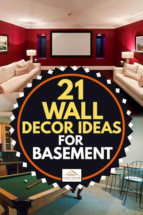 Small Basement Wall Ideas, Long Basement Wall Decor, Games Room Wall Ideas, Basement Movie Room Ideas Diy, How To Decorate A Long Basement Wall, Finished Basement Wall Decor, Basement Tv Room Ideas Wall, Urban Basement Ideas, Basement Wall Decorating Ideas