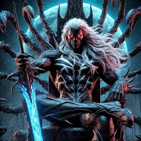 Knull, the God of Symbiotes, is a powerful cosmic entity from Marvel Comics. Known for his dark, menacing presence and contr #ol over symbiotes like Venom, Knull is a force of evil born from the void before the universe's creation #knull #marvel #alien #cosmic #entity Manipulating Darkness, Knull Symbiote God, Knull Marvel, Cosmic Entity, Cosmic Comics, Danmachi Anime, Marvel Venom, Marvel Comics Wallpaper, Animation Art Character Design