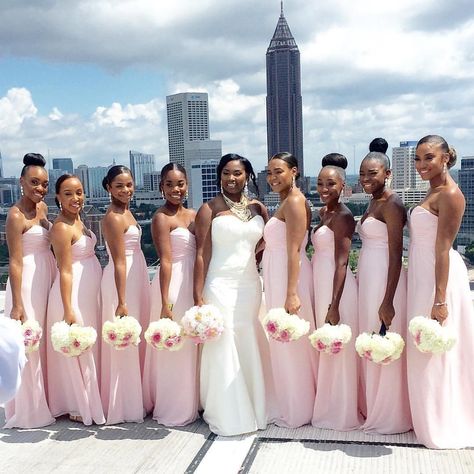 4,032 Likes, 68 Comments - Black Bride (EST 1998) (@blackbride1998) on Instagram: “Stunning all the way around! Brunch weddings are becoming more popular. 💕Thanks for sharing…” Wedding Theme Black, Pastel Wedding Theme, Africa Clothing, African American Weddings, Latest Ankara, Latest Ankara Styles, Black Bridal, Black Bride, American Wedding