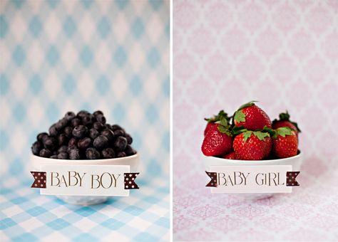 Gender Reveal: Blueberry boy or Strawberry girl Gender Reveal Berries, Strawberry Gender Reveal, Berry Themed Gender Reveal, Blueberry Gender Reveal, Berry Gender Reveal, Berry Sweet Gender Reveal, Red And Blue Gender Reveal, Blueberry Or Strawberry Gender Reveal, Berry Cute Baby Shower Ideas