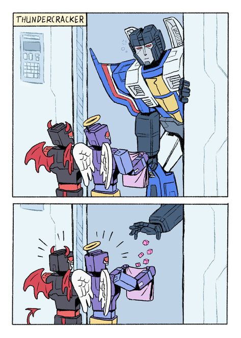 happy halloween 😇😈 (rest of this) Soundwave X Thundercracker, Thundercracker X Soundwave, Wavewave Transformers, Transformers Sparkling, Transformers Defensor, Soundwave Fanart, Soundwave Tfp, Transformers Soundwave, Robot Design Sketch