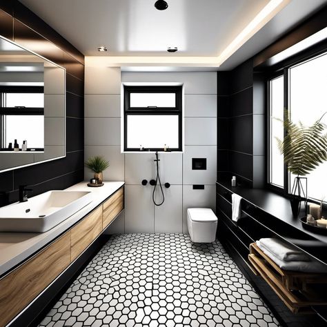 20 Elegant Dark Floor Bathroom Ideas: Designs and Trends for a Stunning Makeover Slate Bathroom Floor Ideas, Dark Tile Bathroom Ideas, Dark Floor Bathroom Ideas, Dark Floor Bathroom, Floor Bathroom Ideas, Dark Tile Bathroom, Dark Bamboo Flooring, Slate Bathroom Floor, Dark Flooring