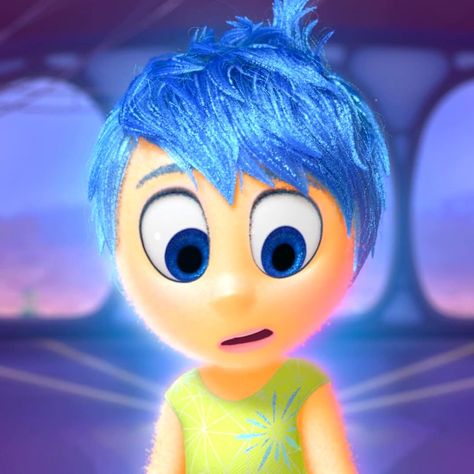 Joy Pfp Inside Out, Joy Icons Inside Out, Joy Inside Out Aesthetic, Inside Out Icon, Inside Out Pfp, Joy Core, Yellow Characters, Kids Bed Design, Joy Inside Out