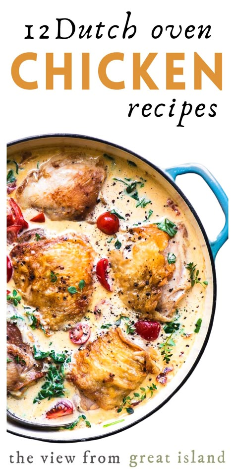 Chicken Recipe Dutch Oven, Tuscan Chicken Dutch Oven, Chicken Recipes Dutch Oven Dinners, Chicken In Cast Iron Dutch Oven, Chicken Recipes For Dutch Oven, Le Creuset Chicken Recipes, Easy Healthy Dutch Oven Recipes, Low Calorie Dutch Oven Recipes, Chicken Dutch Oven Recipes Healthy