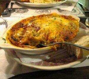 The Old Spaghetti Factory Baked Lasagna Recipe Spaghetti Factory Recipes, Old Spaghetti Factory Recipes, Baked Lasagna Recipe, Old Spaghetti Factory, Olive Tapenade Recipe, Spaghetti Factory, Tapenade Recipe, Bean And Bacon Soup, Sausage Lasagna