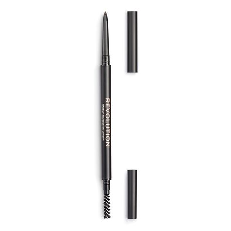 Amazon.com : Revolution Beauty, Precise Brow Pencil, Double Ended, Ultra-Fine Pencil Tool, Includes Spoolie Brush, Dark Brown, 0.001 Oz : Beauty & Personal Care Sparse Brows, Spoolie Brush, Makeup Revolution London, Pencil Tool, Full Brows, Eyebrow Shape, Brow Pencil, Brow Pencils, Eyebrow Pencil