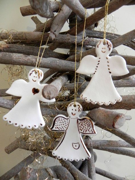 Excited to share the latest addition to my #etsy shop: 3 Ceramic Angels white Christmas ornaments gold Christmas Decoration Christmas gift wedding decor traditional Christmas Porcelain Gift Wedding Decor Traditional, Clay Christmas Decorations, Christmas Porcelain, Christmas Wedding Decorations, Ceramic Christmas Decorations, Pottery Ornaments, White Christmas Ornaments, Gold Christmas Decorations, Gold Wedding Decorations