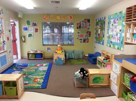 My toddler classroom:) Infant And Toddler Classroom Set Up, Infant Toddler Classroom Decorations, Toddler Classroom Layout, Infant Toddler Classroom Layout, Infant Classroom Layout, Toddler Classroom Set Up, Infant Classroom Ideas Daycares, Toddler Classroom Decorations, Toddler Daycare Rooms