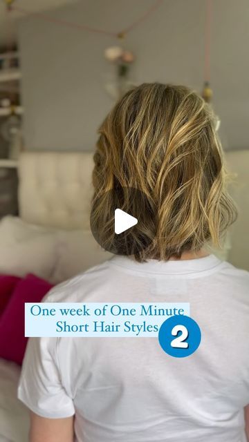 Easy Pull Back Hairstyles For Short Hair, Bob In A Ponytail, Short Pulled Back Hairstyles, How To Pin Back Short Hair, Pulling Back Short Hair, Short Hair In Claw Clip, Pull Back Short Hair, Short Hairstyle Updos, How To Pull Back Short Hair