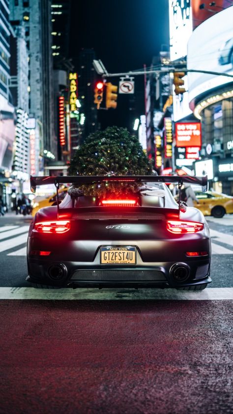 Christmas Car Wallpaper Iphone, Christmas Cars Wallpaper, Car With Christmas Tree On Top, F1 Christmas Wallpaper, Christmas Car Wallpaper, Holiday Car, Christmas Spectacular, Cars Aesthetic, Fast Life