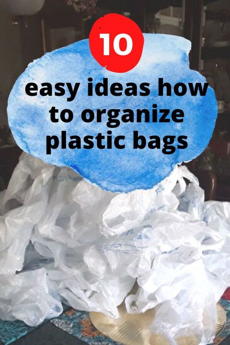 If you're tired of that mountain of plastic bags taking over your life. Check out these 10 ways to organize and store plastic bags. These easy and cheap plastic bag storage containers can be made with items you have around the house like plastic bottles, tissue box and wipes dispensers and more. Folding Plastic Bags For Storage, Organize Plastic Bags, Reusable Grocery Bags Storage, Carrier Bag Storage, Fold Plastic Bags, Reusable Bags Storage, Store Plastic Bags, Plastic Bags Diy, Diy Grocery Bags