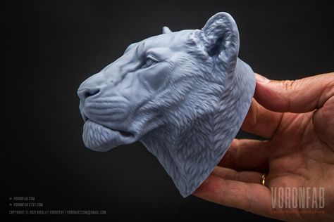 ArtStation - Lioness head sculpture 3d print Lioness Portrait, Cnc Carving, Sculpture Animal, Animal Reference, Digital Sculpture, Head Sculpture, Animal Study, Animal Head, Wolf Head