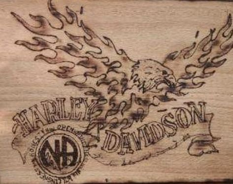 Harley Davidson/ NA plaque christmas 2021 project Wood Burning Patterns Stencil, Wood Burning Patterns, Pyrography, Wood Burning, Harley Davidson, Wood, Christmas, Pattern