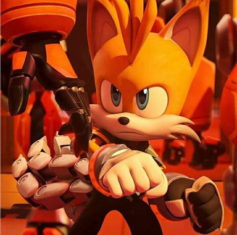 Nine Sonic Prime Pfp, Nine Pfp Sonic Prime, Sonic Characters Pfp, Sonic Prime Pfp, Sonic Prime Nine, Tails Icons, Fox Icon, Miles Prower, Tails Doll