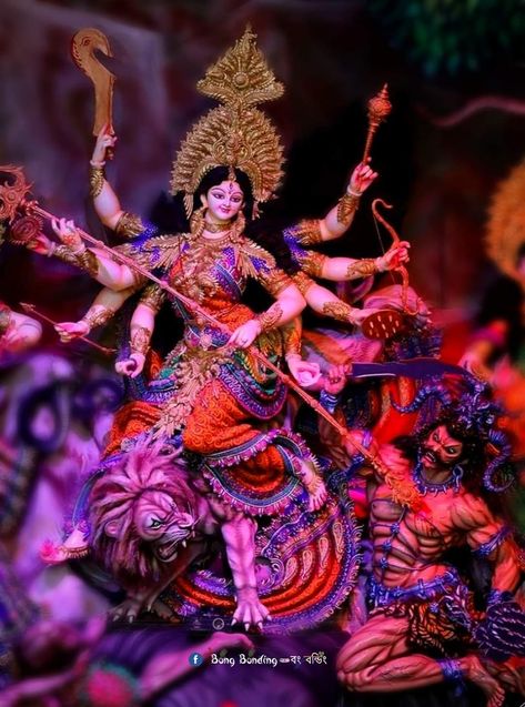 Durga Maa Hd Wallpaper, Durga Maa Paintings, Maa Durga Photo, Durga Ji, Durga Picture, Saraswati Devi, Bride Photos Poses, Durga Painting, Goddess Sculpture