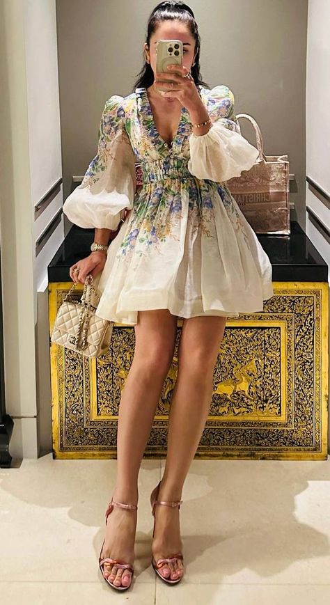 Short Bridal Dress, Elegant Summer Outfits, Bold Outfits, Elegant Outfit Classy, Fab Dress, Gucci Heels, African Lace Dresses, Lace Beach Wedding Dress, Zimmermann Dress