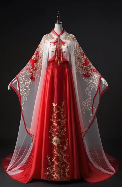 Sophisticated Style Women, Queen Outfits Royal, Red Chinese Wedding Dress, Japanese Wedding Dress, Chinese Gown, Chinese Wedding Dress Traditional, Chinese Princess Dress, Korean Wedding Dress, Kimono Traditional