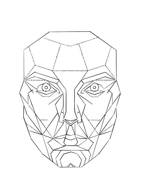 Head Drawing, Happy Birthday Wishes Images, Birthday Wishes And Images, Golden Ratio, Diy Kit, Happy Birthday Wishes, Geometric Art, Face Drawing, Diy Kits