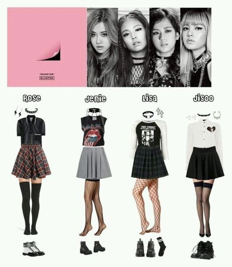 Kpop Style Inspired Outfits, Kpop Suit, Blackpink Inspired Outfits, Boombayah Blackpink, Blackpink Outfits, Tatty Devine, Scream Queens, Looks Black, Kpop Fashion Outfits