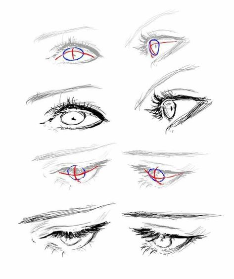 Draw Eyes, Seni Dan Kraf, Anatomy Sketches, Body Reference Drawing, Drawing Expressions, Anime Eye Drawing, Digital Painting Tutorials, Anatomy Reference, Anime Drawings Tutorials