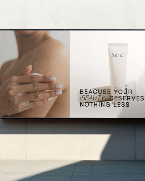 Brand Identity reveal for Lather. A high-end, organic body care brand. brief by: @thebriefassociation 🤍 At Designs by Gabi, we create bespoke, delightful, memorable visual identity designs that truly represent your business values and connect with high-end customers. If you're ready to LEVEL UP inquiry from the link in bio! Let's create a brand identity you'll be proud of! . . . #bodycareproducts #cosmetics #massageoil #skincare #skincarebrand #bodycare #bodyoil #massagetime #spa #beaut... Brand Brief, Business Values, Create A Brand, Visual Identity Design, Skin Care Brands, Massage Oil, Creating A Brand, Identity Design, Body Oil