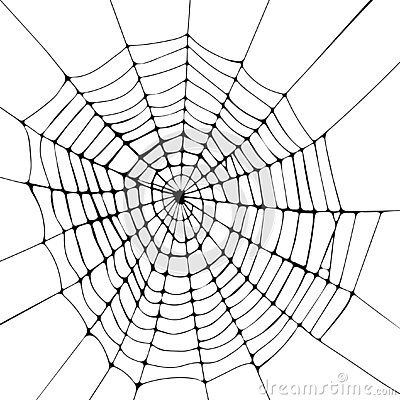 spider-web-flat-vector-illustration-halloween-decoration-cobweb-spiderweb-outline-graphic-horror-fear-creepy-cartoon-art-concept-isolated-scetch-net-trap-white-background Geometric Spider Web, Ghost Vector Illustration, Cobweb Illustration, Spiderweb Outline, Cobweb Drawing, Seasonal Paintings, Creepy Cartoon, Wood Ghost, Spider Net