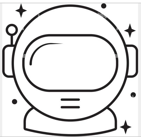 Astronaut Mask Craft, Astronaut Head, Space Helmet Craft, Astronaut Template, Astronaut Art For Kids, Astronaut Helmet Craft, Astronaut Crafts For Kids, Space Crafts Preschool, Astronaut Craft