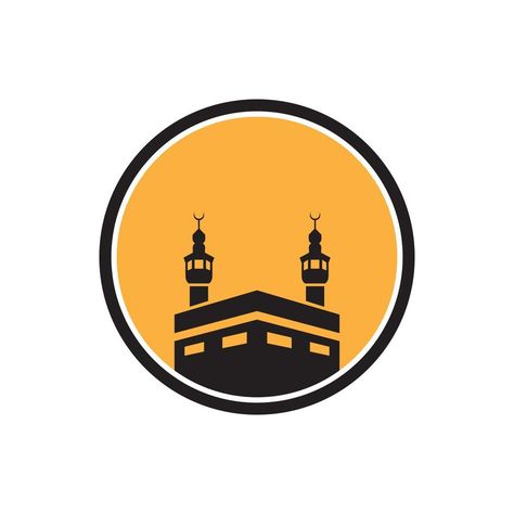 mecca travel logo islamic kaaba vector icon symbol illustration design Nike Wallpaper Iphone, Graphic Shapes Design, Best Nature Images, Blur Photo Background, Funny Caricatures, Gaming Banner, Logo Design Typography, Islamic Art Pattern, Best Background Images