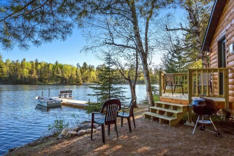 Aluminum Canoe, Cabin On Lake, 3 Bedroom Cabin, Resort Cabins, Resort Plan, Minnesota Lake, Lake Fun, Dream Trips, Lakeside Cabin