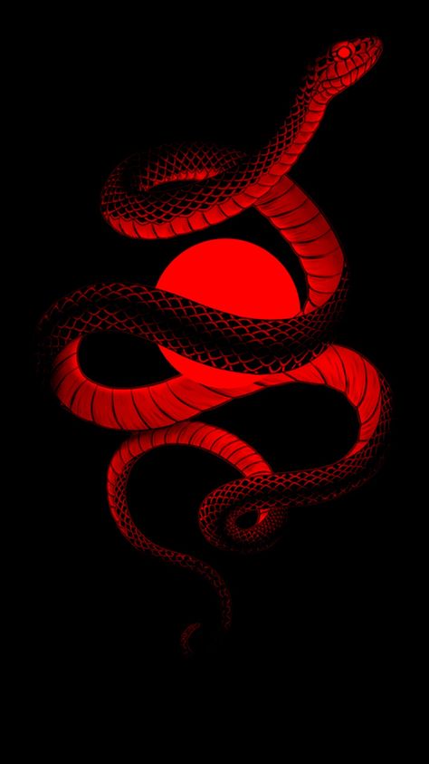 Snakes Wallpaper Aesthetic, Black Snake Wallpaper Iphone, Dark Snake Wallpaper, Red Snake Wallpaper, Red Snake Aesthetic, Snake Landscape, Snake Wallpaper Iphone, Red Serpent, Fire Snake