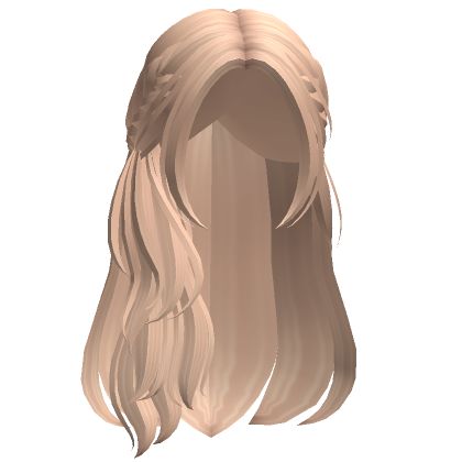 Roblox Blonde Roblox Hair, Blonde Hair Roblox, Preppy Hair, Messy Blonde Hair, Roblox Fashion, Roblox Hair, Hair Roblox, Black Hair Roblox, Blonde Braids