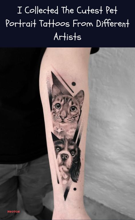 Cat Face Tattoos, Cat Paw Tattoos, Cat And Dog Tattoo, Cat Portrait Tattoos, Kitten Tattoo, Cat Tattoo Ideas, Cat Tattoo Simple, Cute Cat Tattoo, Tattoos Inspo