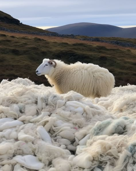 Sheep Products, Wool Aesthetic, Sheep Icon, Zine Project, Nordic Interiors, Sheep Art, Farm Store, Merino Sheep, Hair White