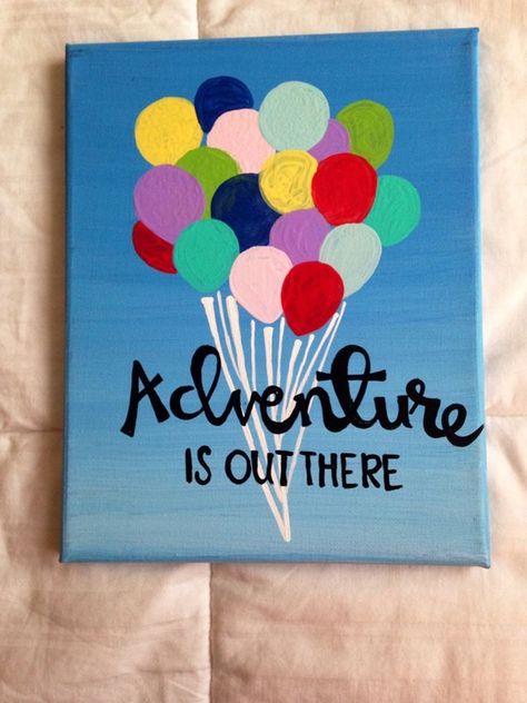 40 Pictures of Cool Disney Painting Ideas - Hobby Lesson Art Mini Toile, Disney Canvas Art, Disney Canvas, Disney Paintings, Adventure Is Out There, Wallpaper Disney, Simple Canvas Paintings, Cute Canvas Paintings, Easy Canvas Art