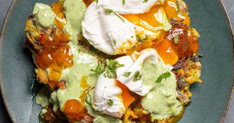 MOB Kitchen — Leftover Dal Fritters Mob Kitchen, Perfect Poached Eggs, Soft Egg, Grated Potato, Egg Recipe, Poached Egg, Vegetarian Paleo, Poached Eggs, Food Safety