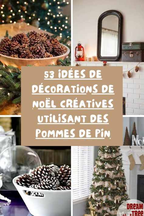 Rendez vos fêtes écoresponsables avec des pommes de pin. Transformez ces trésors de la nature en décorations de Noël époustouflantes. Simple, élégant et respectueux de l'environnement.

#NoëlVert #DécoÉco #PommeDePin #FêtesDurables Pine Decoration Ideas, Decoration Noel Nature, Diy Deco, Noel Diy, Diy Home Decor, Home Diy, Pins, Home Decor, Home Décor