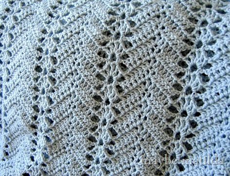 Grandma's Lacy Ripple blanket Ripple Crochet, Crochet Ripple Pattern, Ripple Blanket, Crochet Knit Blanket, Ripple Pattern, Ripple Stitch, Crochet Afgans, Crochet Blanket Afghan, Crochet Shrug