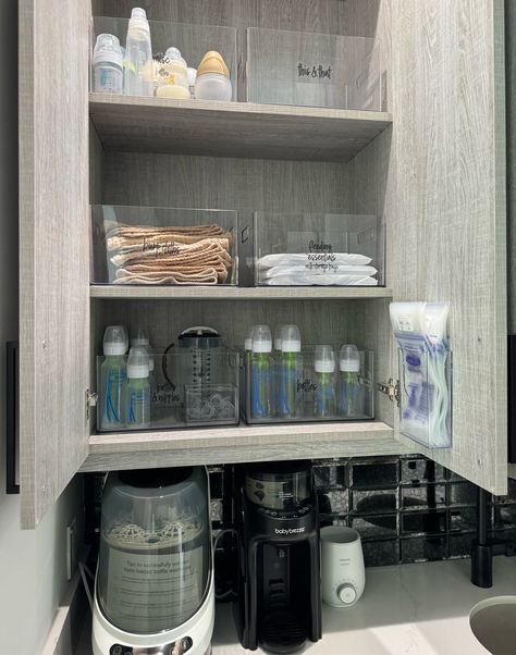 12" x 12" x 8" All Purpose Storage … curated on LTK Bottle Cleaning Station, Bottle Cabinet Organization Baby, Baby Kitchen Organization, Breastfeeding Organization, Bottle Organization Baby, Bottle Organization, Baby Bottle Organization, Organizing Shelves, Baby Bottle Storage