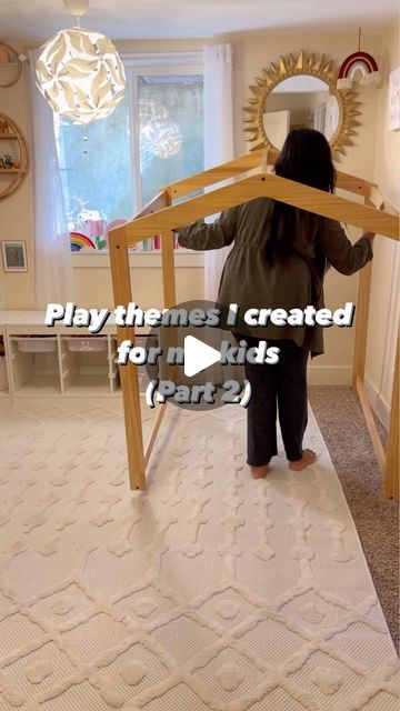 Ashley Guy on Instagram: "Recapping play themes I created for my children from October to May! Would love to know which was your favorite! 🥰
Cannot wait to show all my upcoming ideas this summer! 
So many fun play themes coming your way! 

#playbasedlearning #playinspiration #playideas #playtime #playfun #playtimefun #playingislearning #playtolearn #toyreview #toys #toylover #toys" Playroom Setup, Ziggy Alberts, Daycare Spaces, Play Fort, Playbased Learning, Kids Part, Outdoor Play Area, Classroom Setup, Kids Play Area