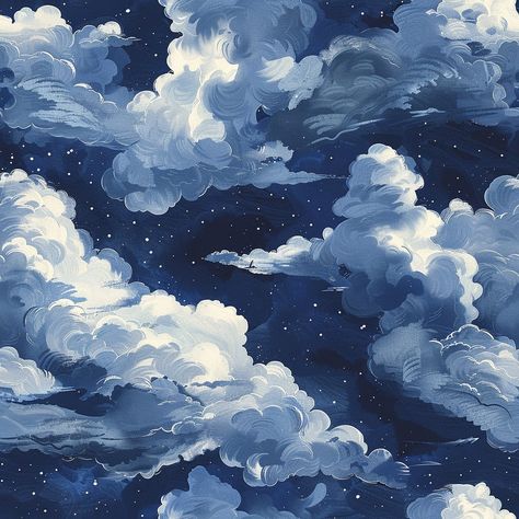 Monroe Wallpaper - Painted Paper Peaceful Sky Aesthetic, Clouds Wallpaper Desktop, Blue Wallpaper For Ipad, Grey And Blue Wallpaper, Blue And Grey Aesthetic, Dreamer Aesthetic, Nice Backgrounds, Fairycore Wallpaper, Cloud Paintings