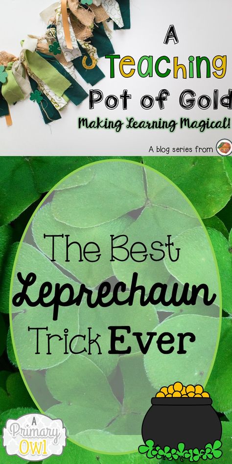 You'll love this easy idea for a leprechaun trick in your classroom! Leprechaun Tricks For Classroom, Fun Leprechaun Tricks, Preschool Leprechaun Tricks, Leprauchan Mischief Ideas, Leprechaun Ideas For Classroom, Leprachan Mischief Ideas, Leprechaun Tricks For Kids, Leprechaun Mischief, Leprechaun Ideas