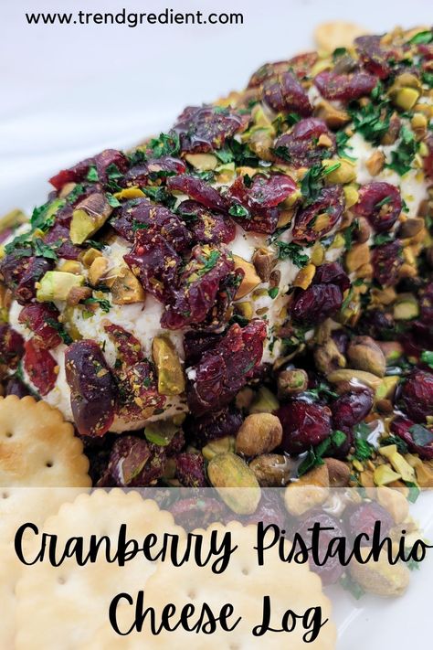 Cranberry Pistachio Cheese Log Cranberry Pistachio Cheese Log, Cheese Log Recipes, Goat Cheese And Honey, Cheese And Honey, Healthy Spring Recipes, Cheese Log, Cream Cheese Rolls, Cranberry Pistachio, Easy Healthy Smoothies