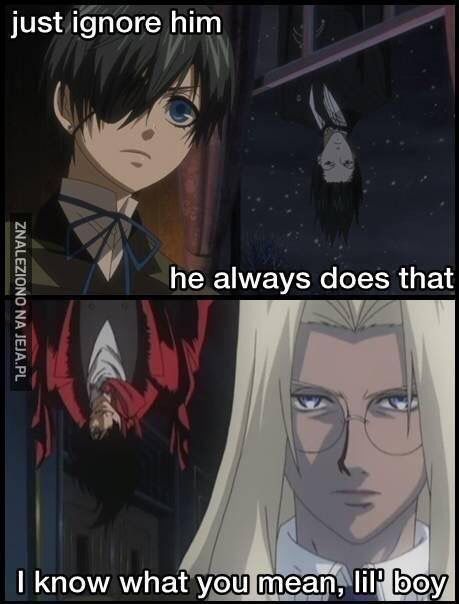 Mc Jokes, Hellsing Ova, Demonic Creatures, Hellsing Ultimate Anime, Black Butler Funny, Hellsing Ultimate, Hellsing Alucard, Black Butler Anime, Butler Anime