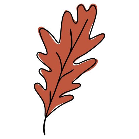 Leaf Doodle Leave Doodle, Leafs Drawings, Simple Leaf Drawing, Doodle Leaf, Leaf Doodles, Leaf Doodle, Leaves Doodle, Oak Leaf, Leaf Art