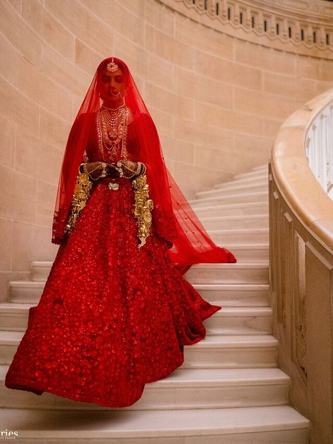 Sabyasachi Lehenga Cost, Priyanka Chopra Wedding, Red Wedding Lehenga, Exercise Regimen, Chin Exercises, Latest Bridal Lehenga, Sabyasachi Lehenga, Red Wedding Dress, Chair Exercises